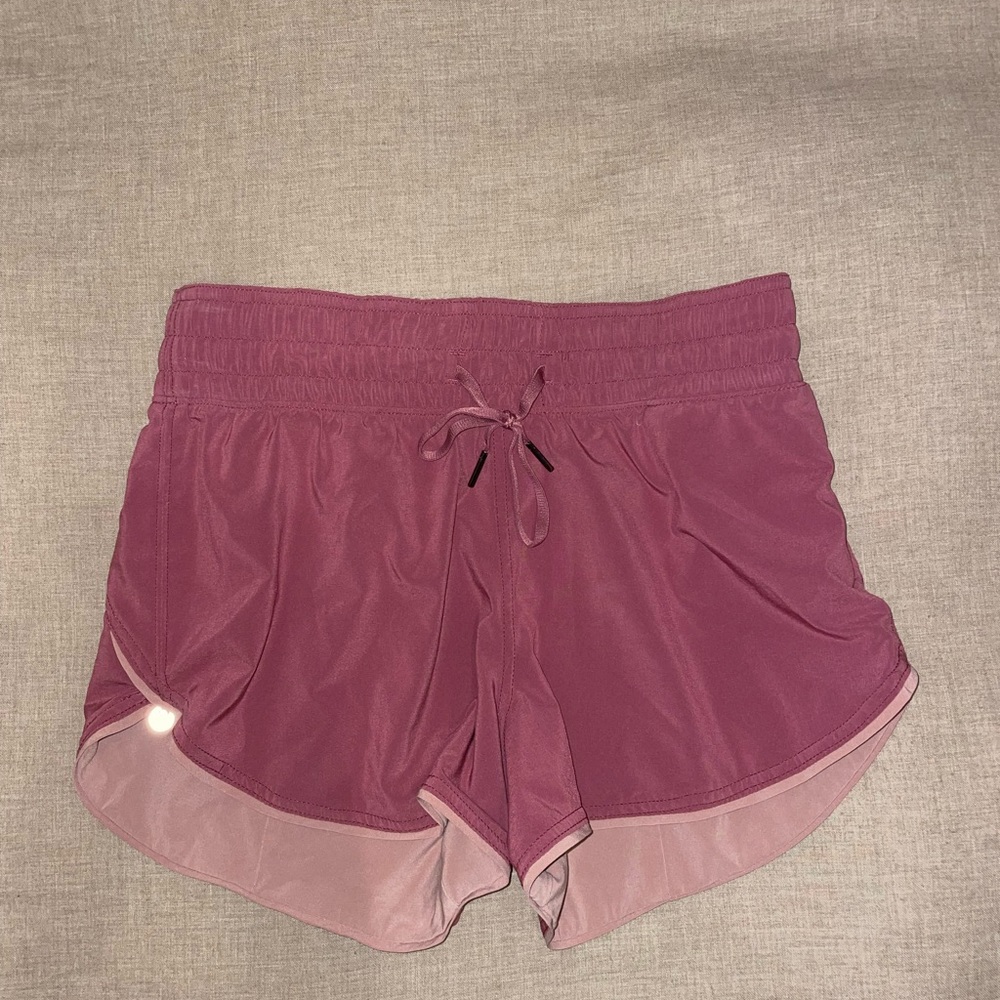 Mauve blush pink reversible. Lululemon shorts.